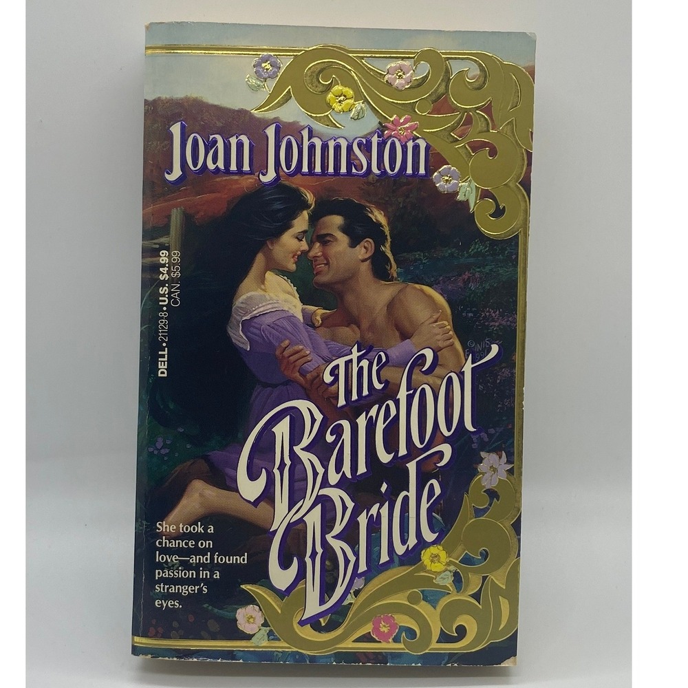 Joan Johnston The Barefoot Bride Book Adult OS Multi Good Historical Romance